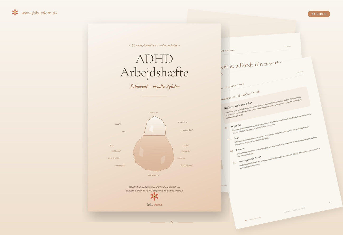 Adhd Isbjerget - Et arbejdshæfte til indre arbejde