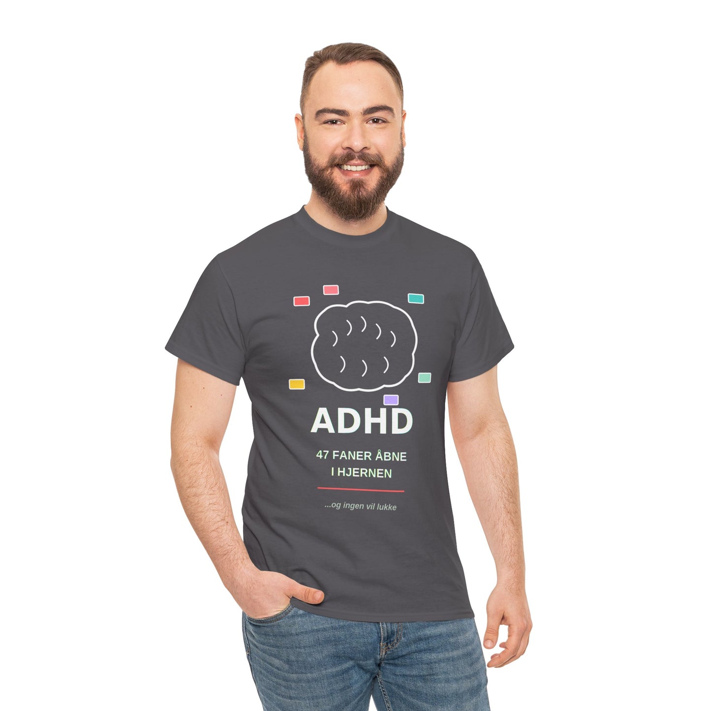 T-Shirt — "47 Faner Åbne I Hjernen"