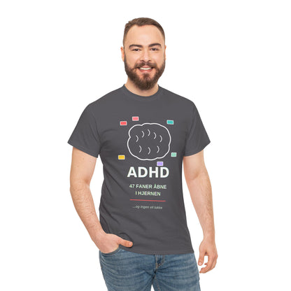 T-Shirt — "47 Faner Åbne I Hjernen"