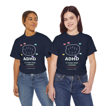 T-Shirt — "47 Faner Åbne I Hjernen"