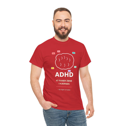 T-Shirt — "47 Faner Åbne I Hjernen"