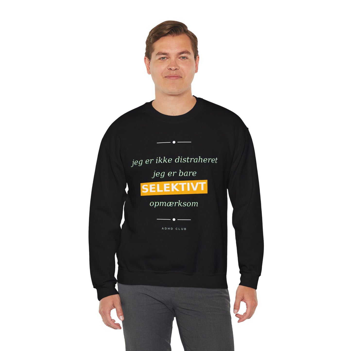 Sweatshirt Selektiv opmærksom