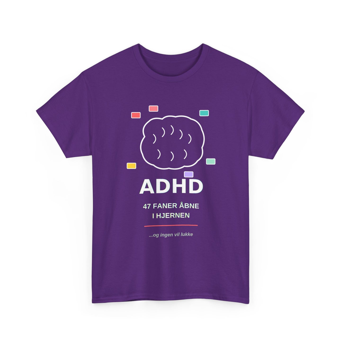 T-Shirt — "47 Faner Åbne I Hjernen"