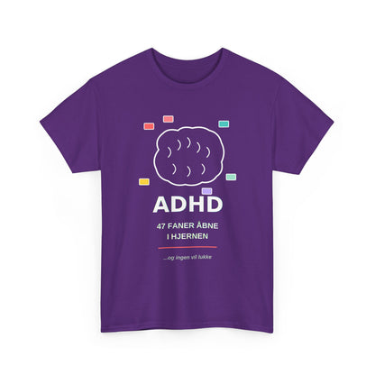 T-Shirt — "47 Faner Åbne I Hjernen"
