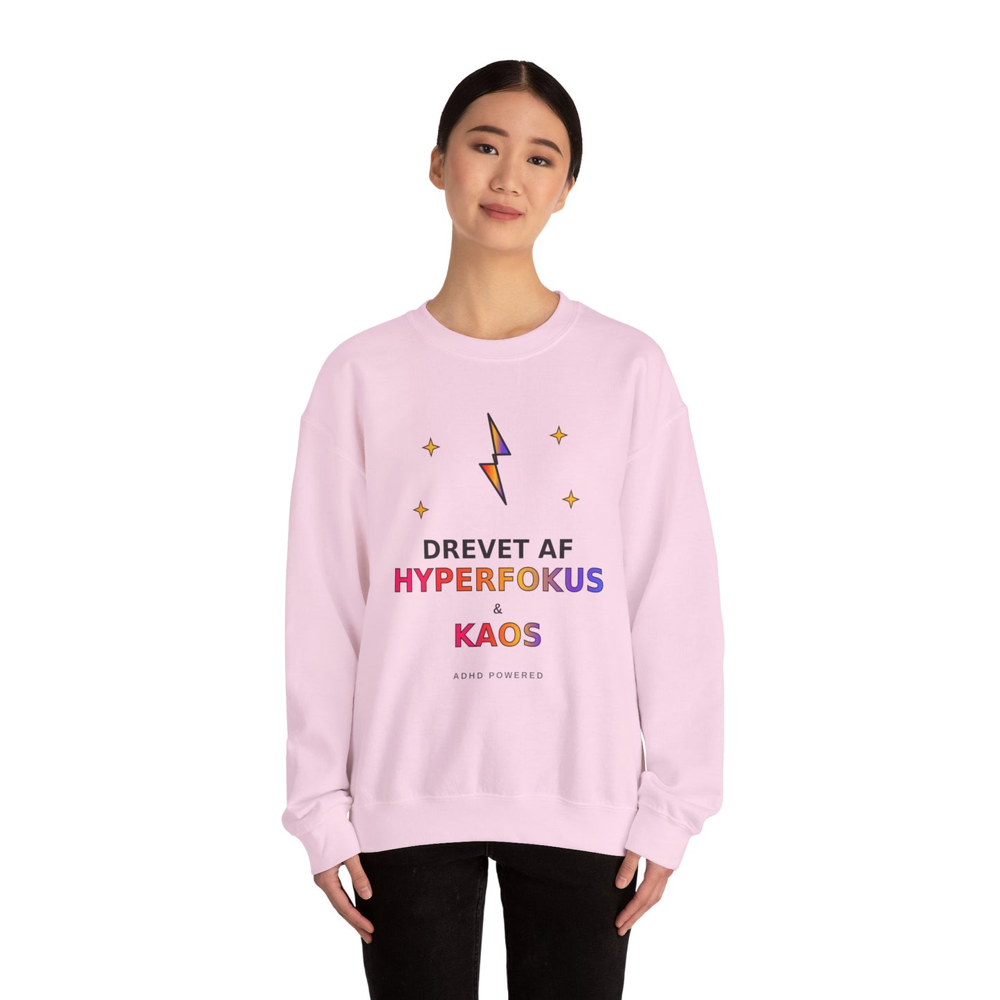 Sweatshirt — Drevet af Hyperfokus & Kaos