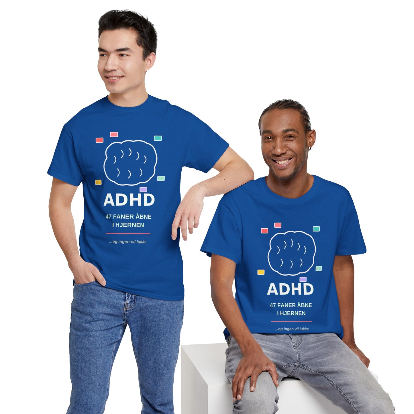 T-Shirt — "47 Faner Åbne I Hjernen"