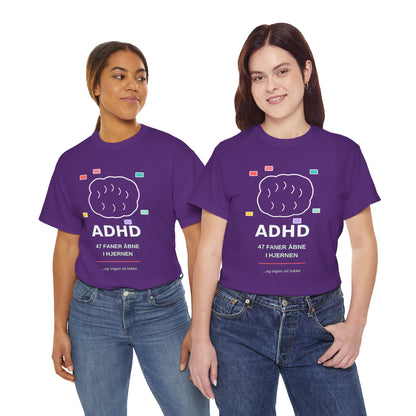 T-Shirt — "47 Faner Åbne I Hjernen"