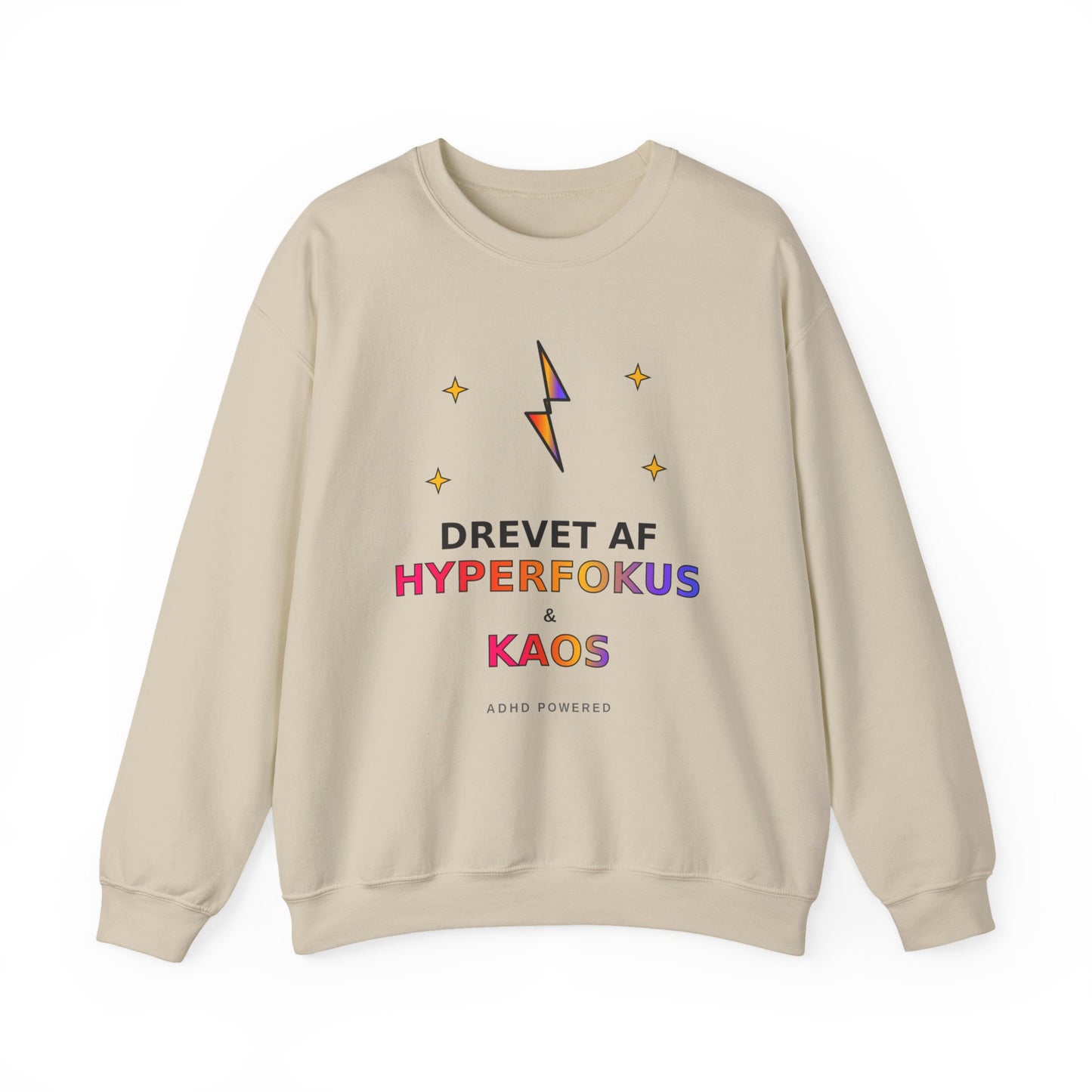 Sweatshirt — Drevet af Hyperfokus & Kaos