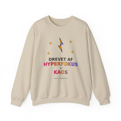Sweatshirt — Drevet af Hyperfokus & Kaos
