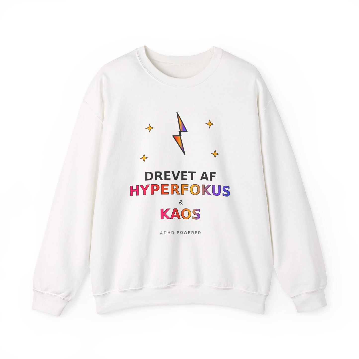 Sweatshirt — Drevet af Hyperfokus & Kaos
