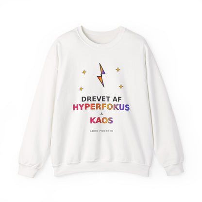 Sweatshirt — Drevet af Hyperfokus & Kaos