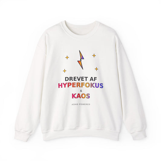Sweatshirt — Drevet af Hyperfokus & Kaos