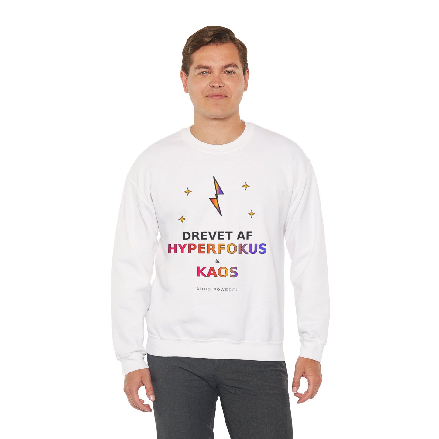 Sweatshirt — Drevet af Hyperfokus & Kaos