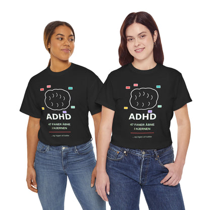 T-Shirt — "47 Faner Åbne I Hjernen"