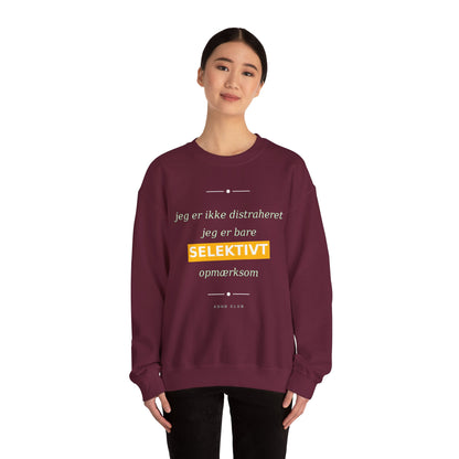 Sweatshirt Selektiv opmærksom