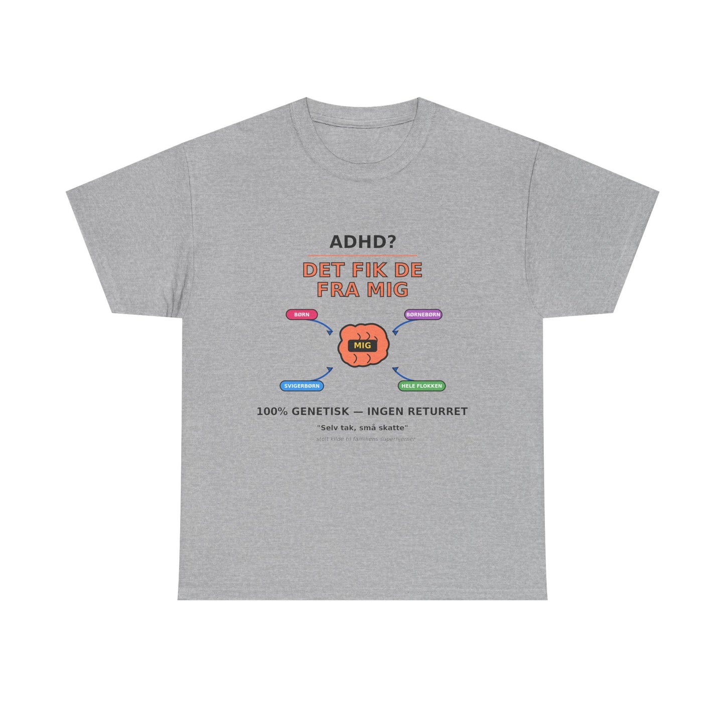 T shirt - ADHD? Det fik de fra mig