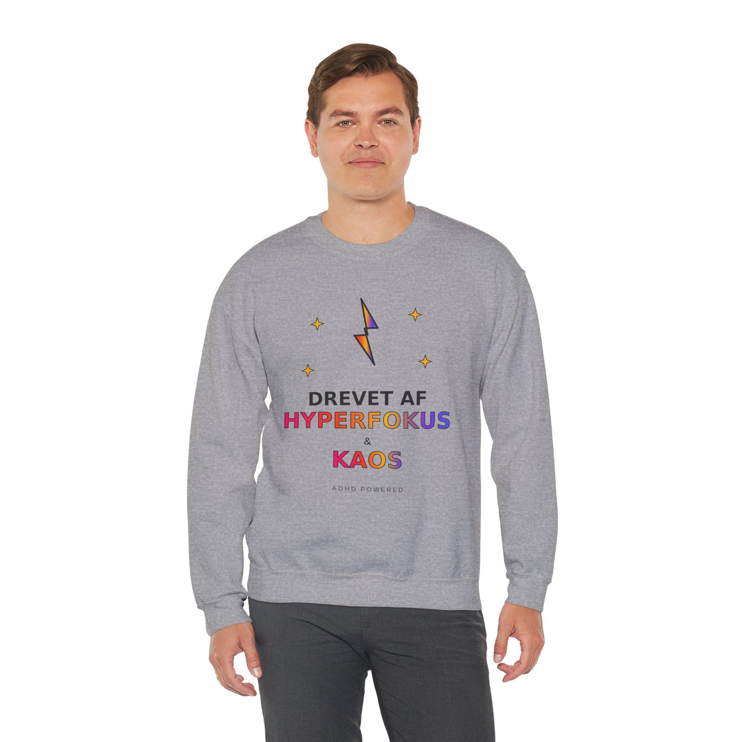 Sweatshirt — Drevet af Hyperfokus & Kaos