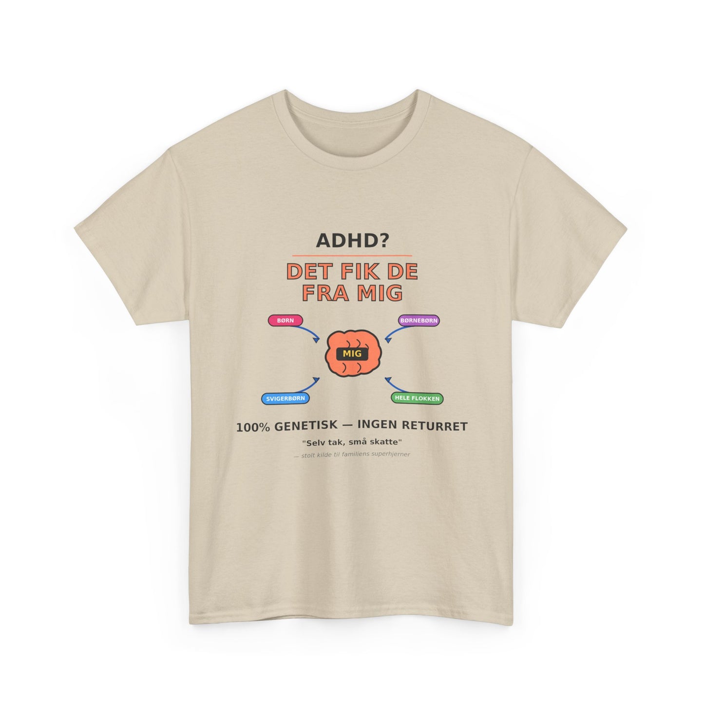 T shirt - ADHD? Det fik de fra mig