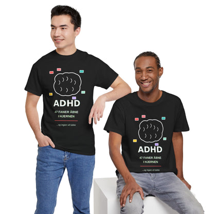 T-Shirt — "47 Faner Åbne I Hjernen"