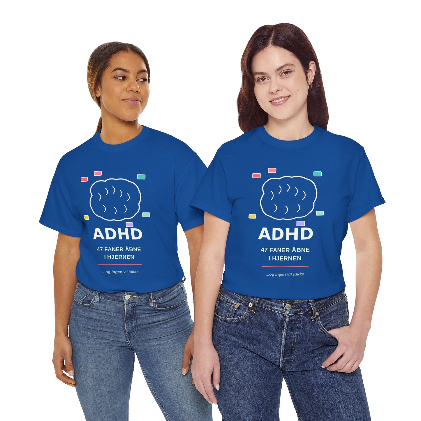 T-Shirt — "47 Faner Åbne I Hjernen"