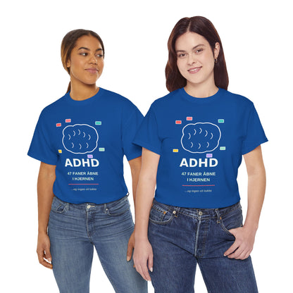 T-Shirt — "47 Faner Åbne I Hjernen"