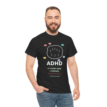 T-Shirt — "47 Faner Åbne I Hjernen"