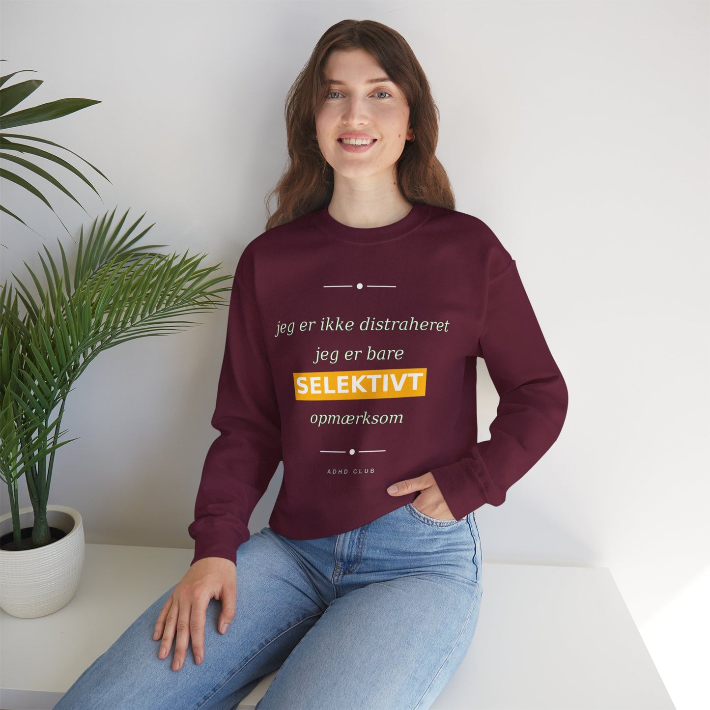 Sweatshirt Selektiv opmærksom