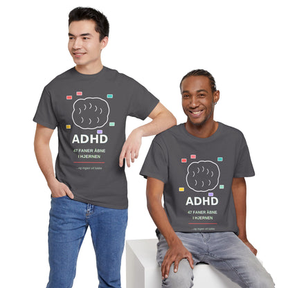T-Shirt — "47 Faner Åbne I Hjernen"