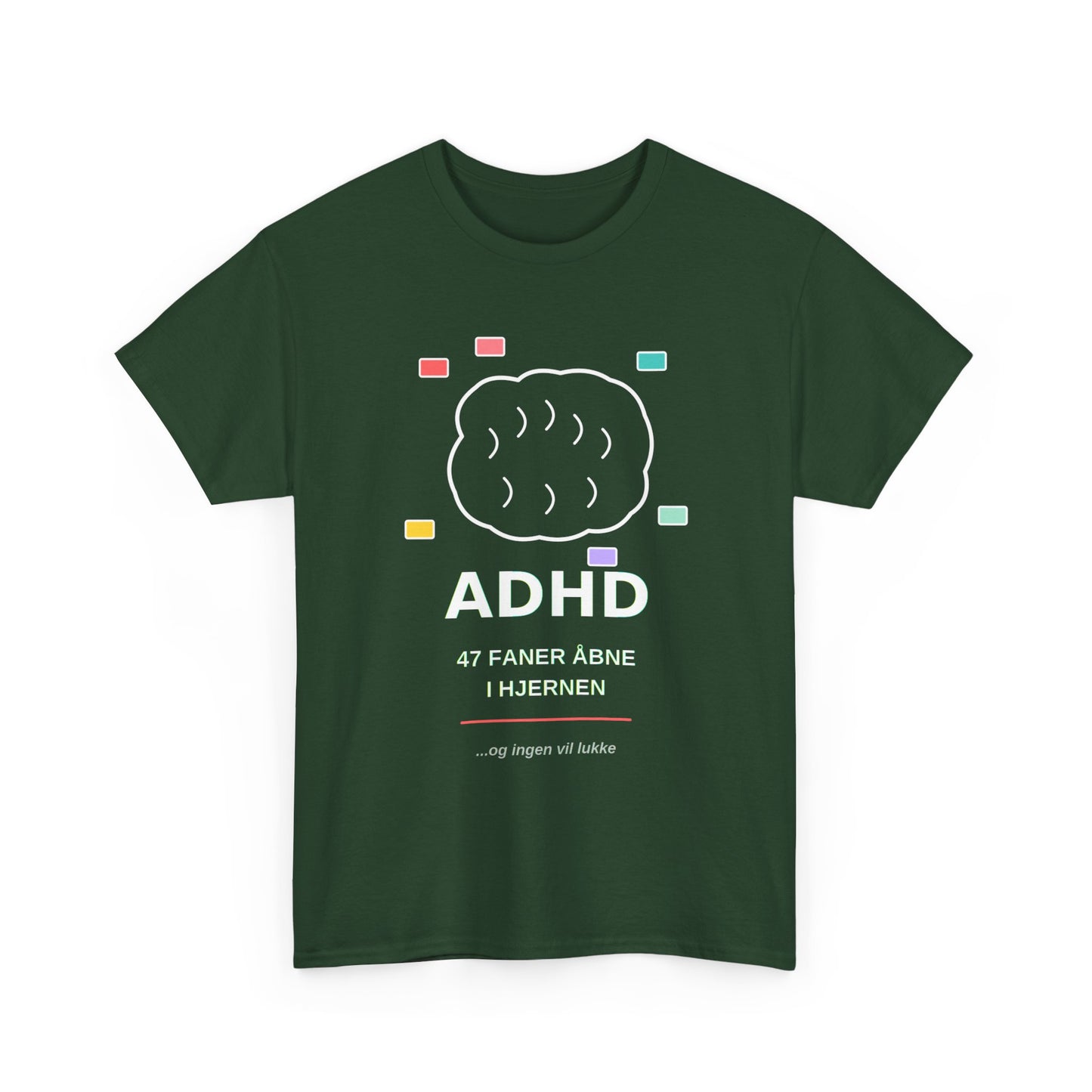 T-Shirt — "47 Faner Åbne I Hjernen"