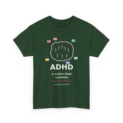 T-Shirt — "47 Faner Åbne I Hjernen"