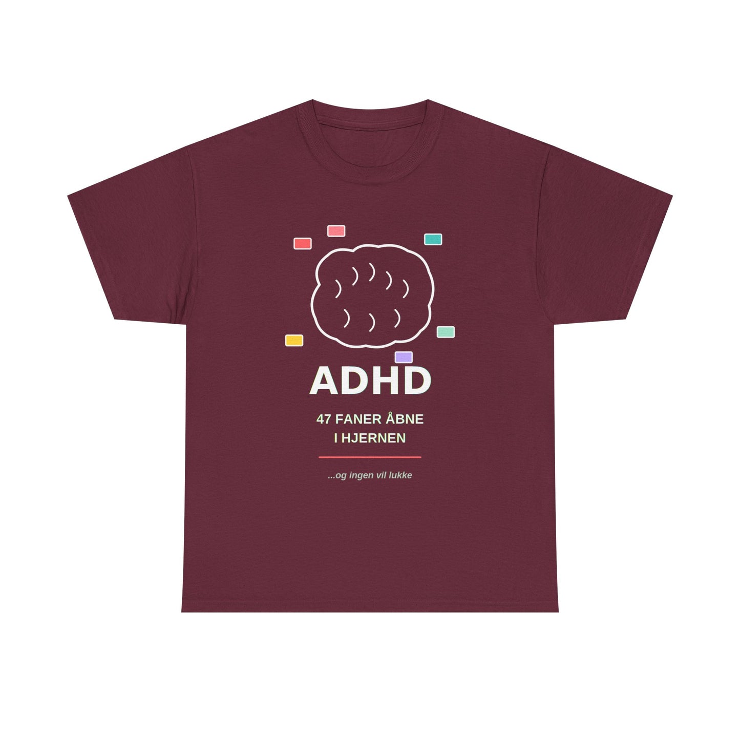 T-Shirt — "47 Faner Åbne I Hjernen"