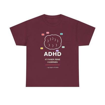 T-Shirt — "47 Faner Åbne I Hjernen"