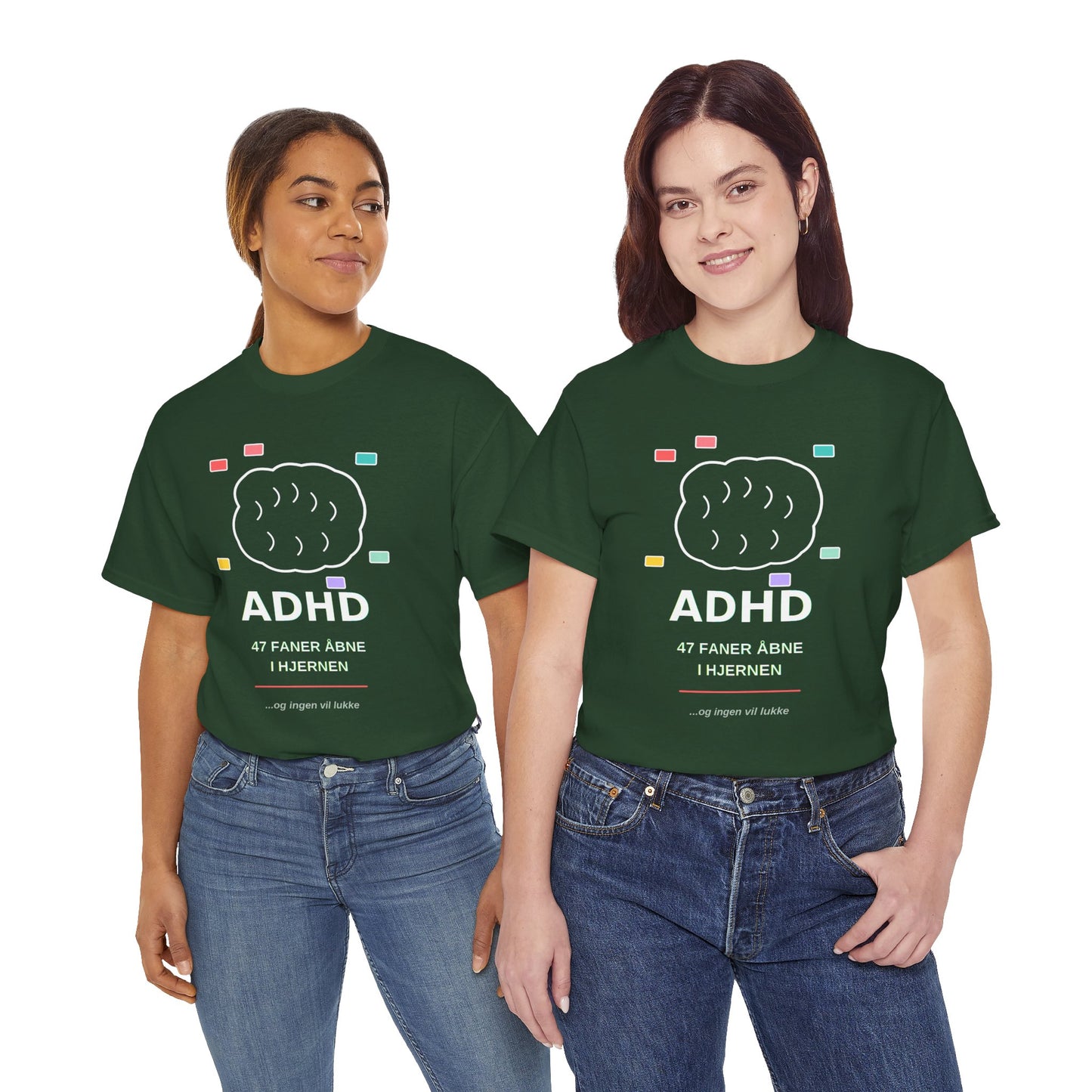 T-Shirt — "47 Faner Åbne I Hjernen"