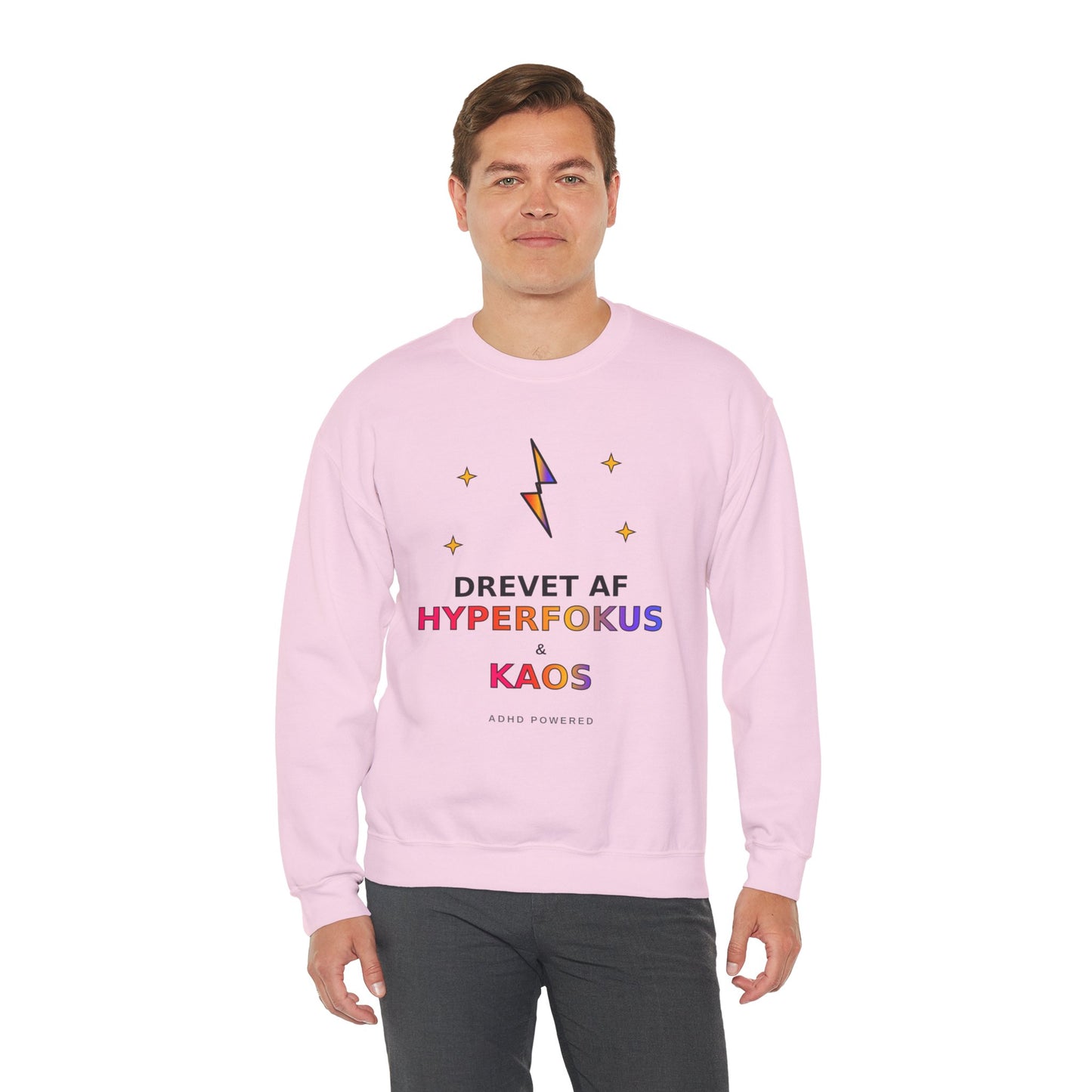 Sweatshirt — Drevet af Hyperfokus & Kaos