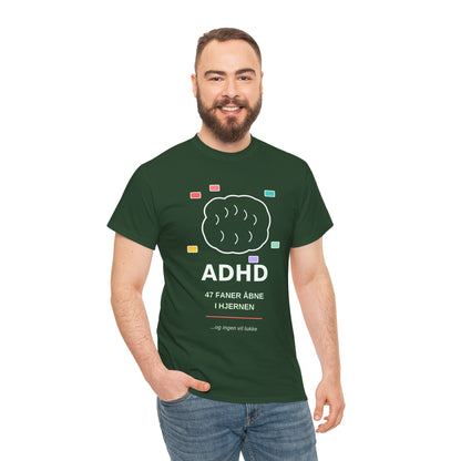 T-Shirt — "47 Faner Åbne I Hjernen"
