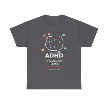 T-Shirt — "47 Faner Åbne I Hjernen"
