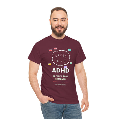 T-Shirt — "47 Faner Åbne I Hjernen"