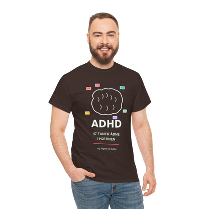 T-Shirt — "47 Faner Åbne I Hjernen"