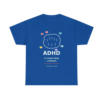 T-Shirt — "47 Faner Åbne I Hjernen"