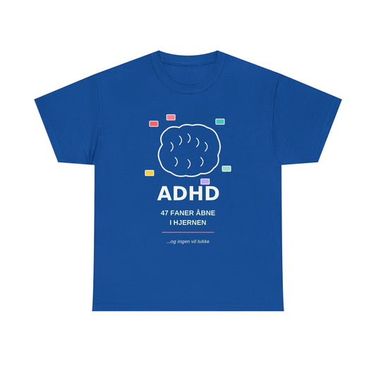 T-Shirt — "47 Faner Åbne I Hjernen"