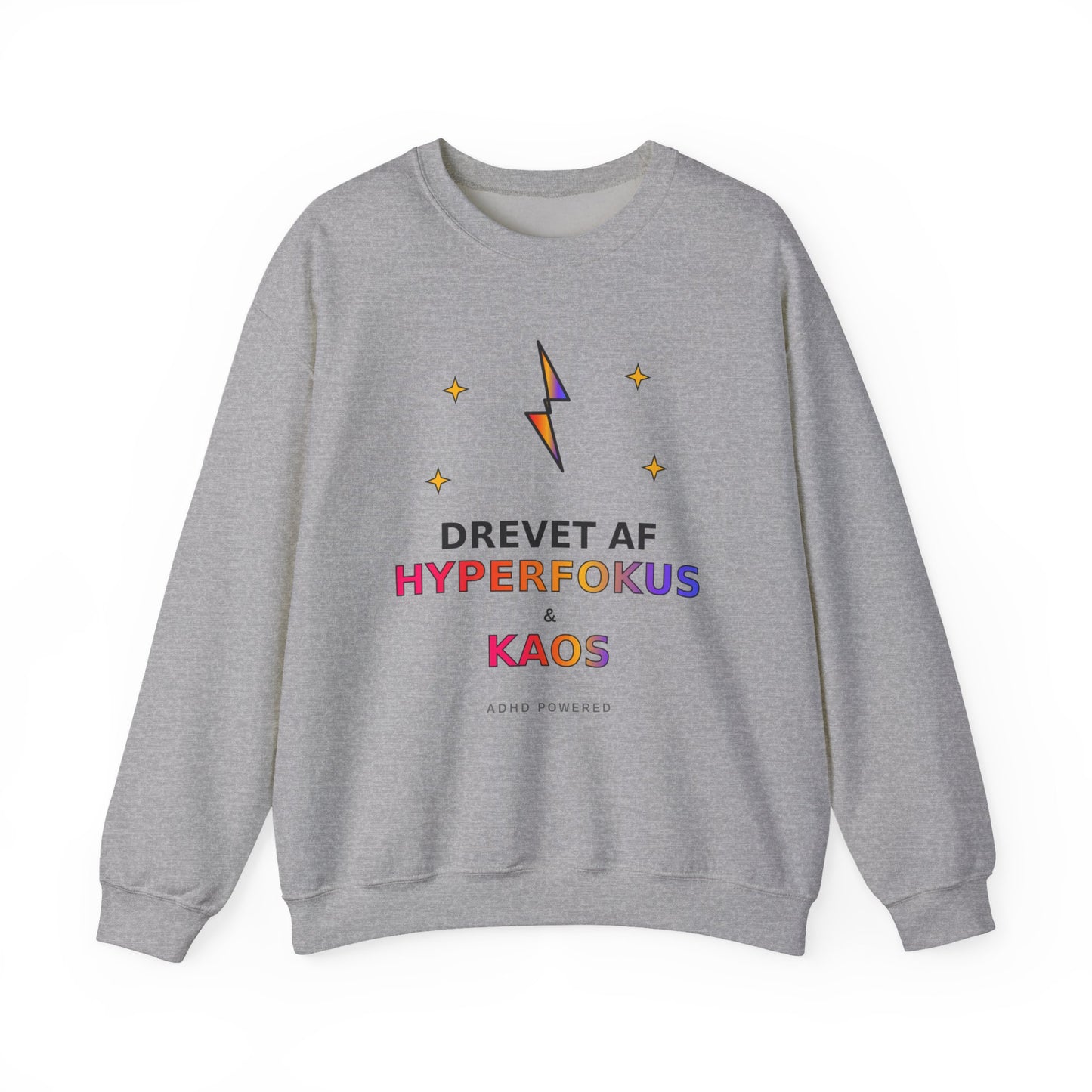 Sweatshirt — Drevet af Hyperfokus & Kaos