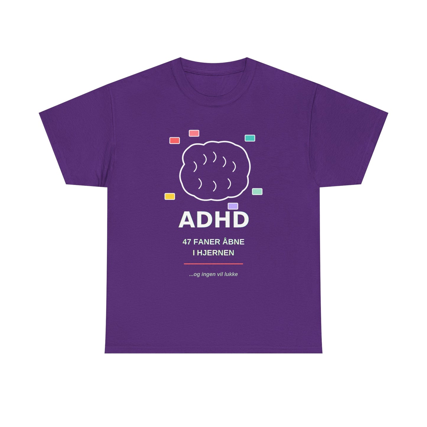 T-Shirt — "47 Faner Åbne I Hjernen"