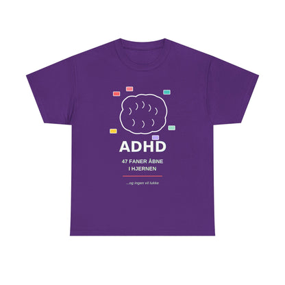 T-Shirt — "47 Faner Åbne I Hjernen"