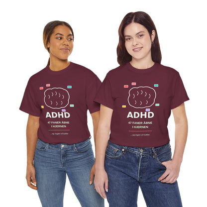 T-Shirt — "47 Faner Åbne I Hjernen"