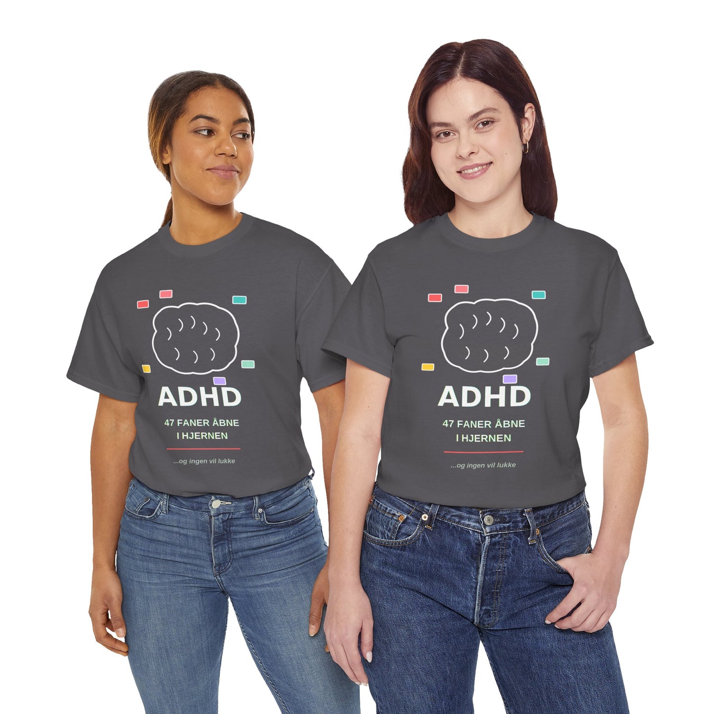 T-Shirt — "47 Faner Åbne I Hjernen"