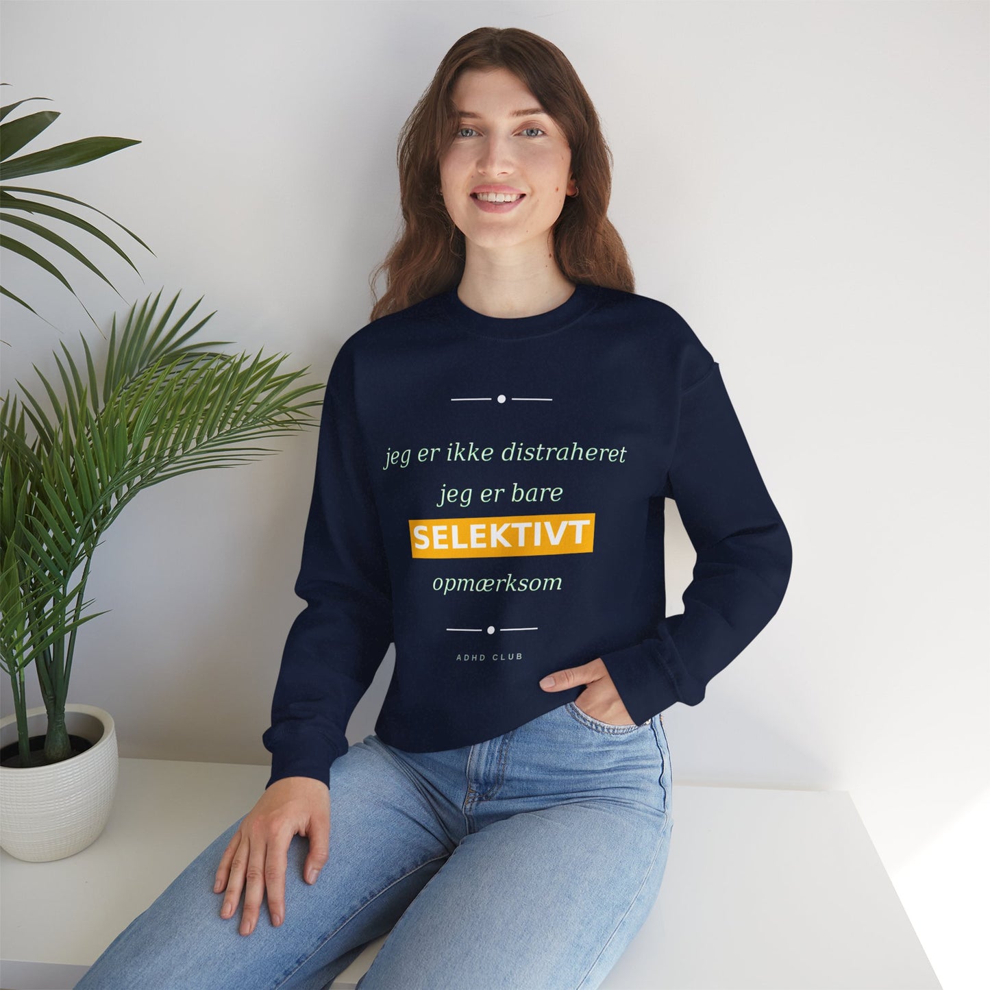 Sweatshirt Selektiv opmærksom