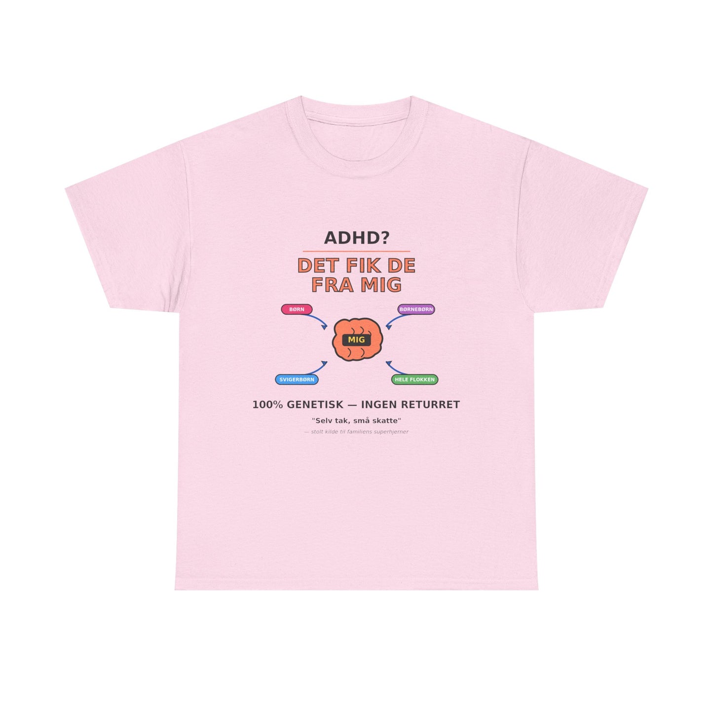 T shirt - ADHD? Det fik de fra mig