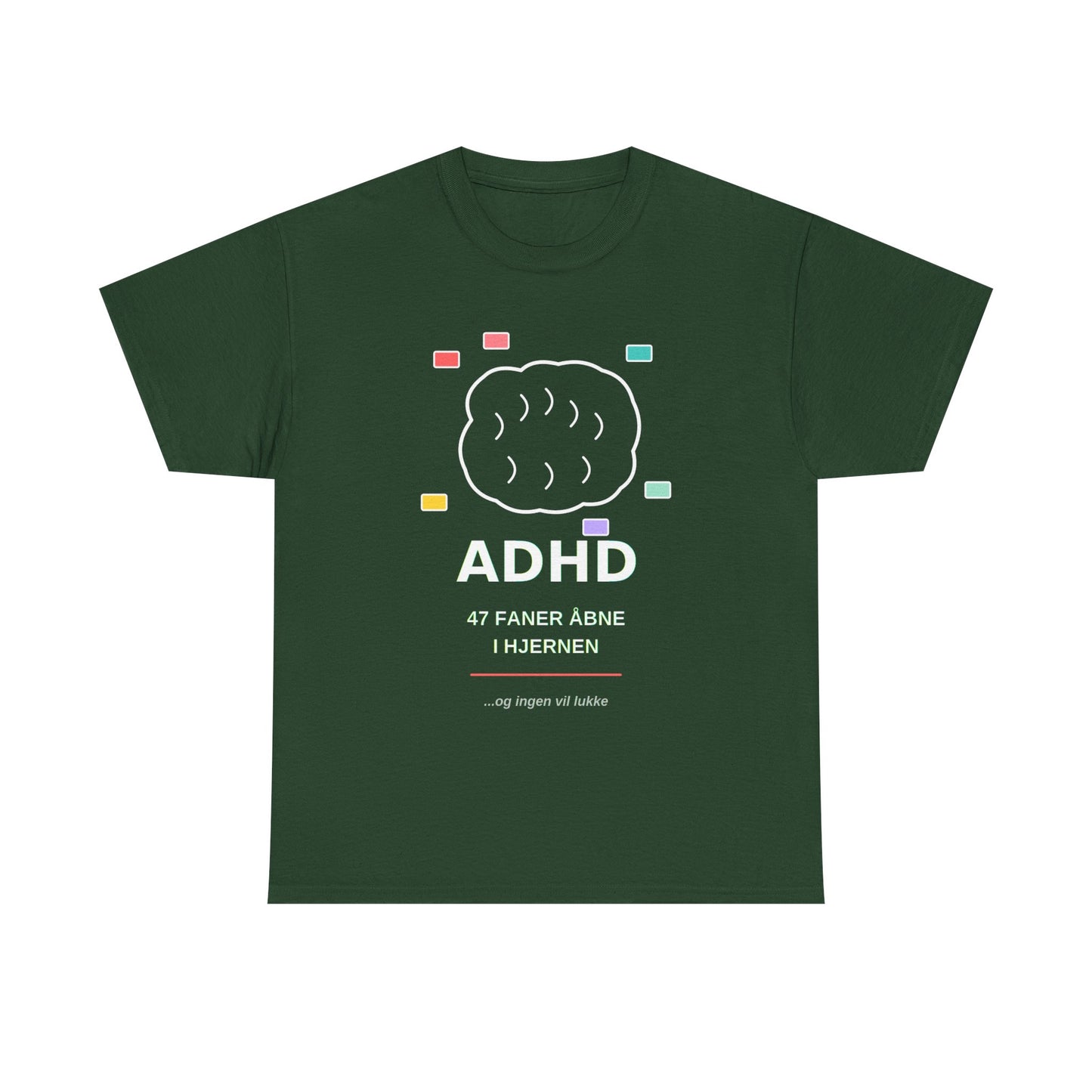 T-Shirt — "47 Faner Åbne I Hjernen"