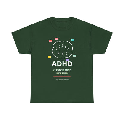 T-Shirt — "47 Faner Åbne I Hjernen"