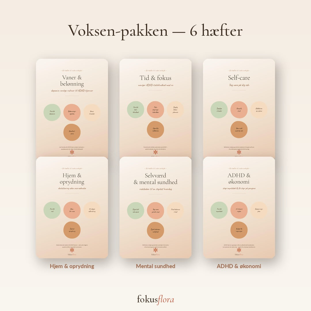Voksen pakke med hjælp til daglige udfordringer